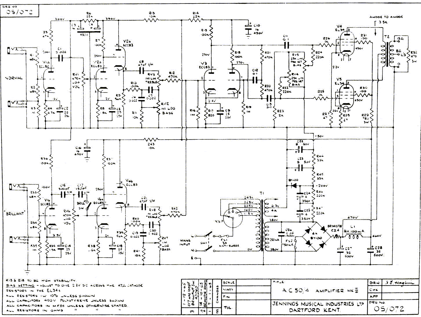 Tom Scholz Power Soak Schematic