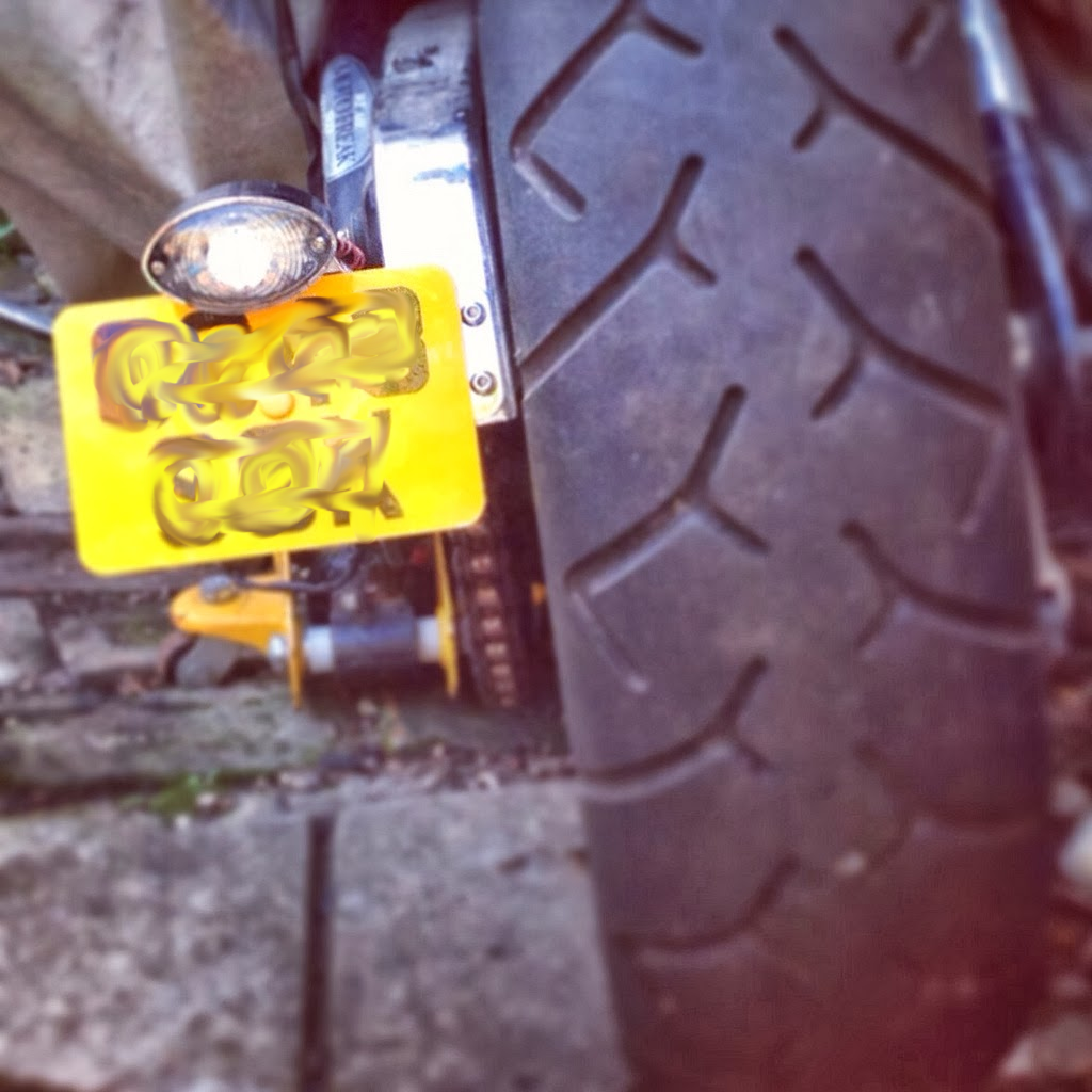 BANGER LORE Sidemount number plate