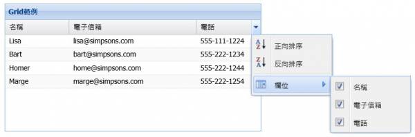 ExtJS 教學 Grid 介紹與常用功能