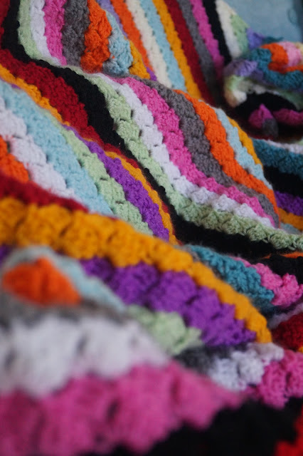 Rainbow C2C Crochet Blanket by Anorina Morris (sameliasmum.com)