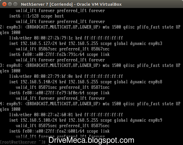 DriveMeca instalando NethServer paso a paso