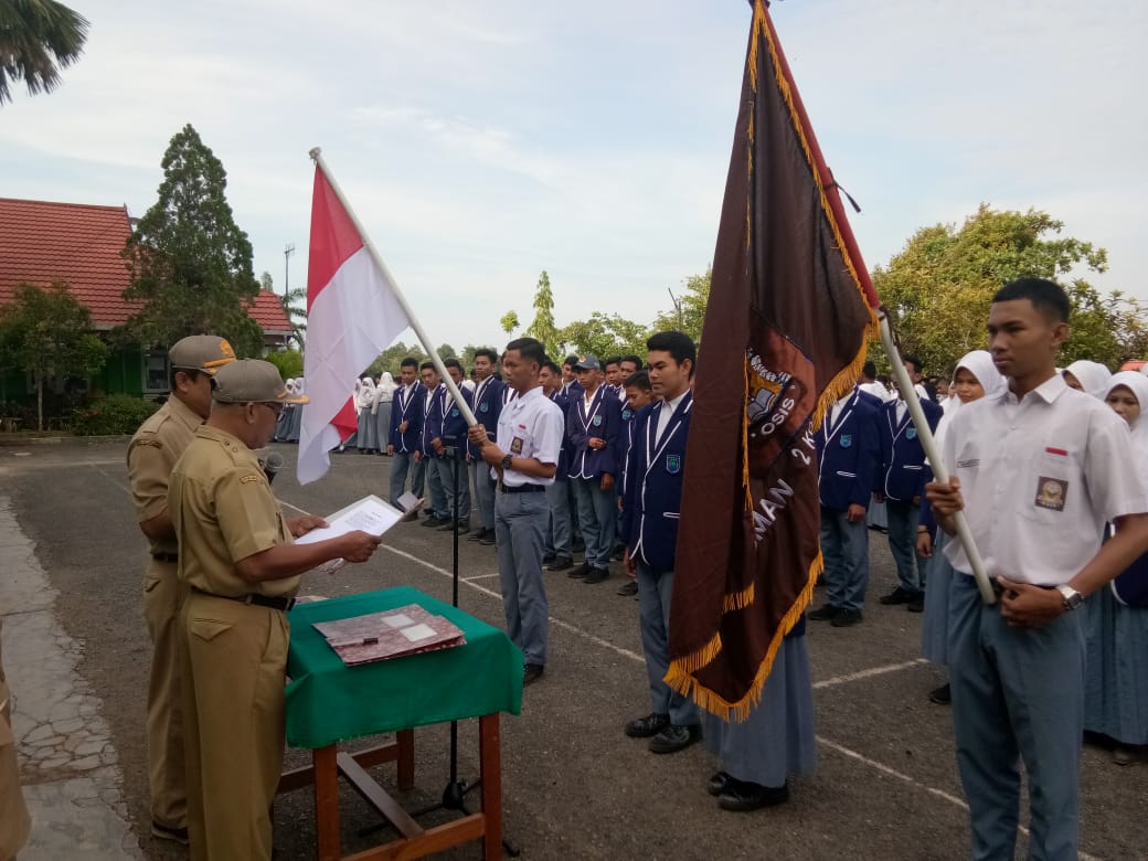 Pelantikan Pengurus Osis Sman 2 Kotabaru Tahun Pelajaran 2018 2019