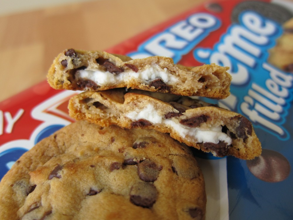 Review Nabisco Oreo Creme Filled Chewy Chips Ahoy Cookies Brand Eating