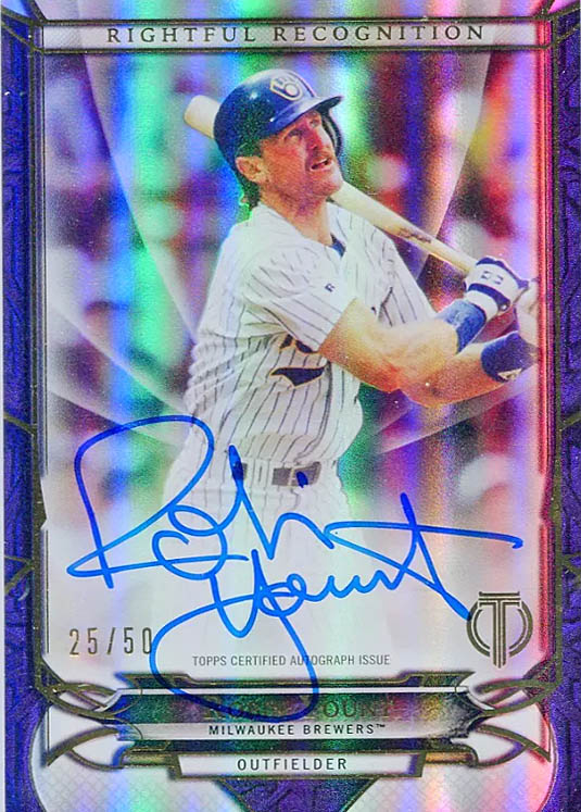 The Yount Collector 2016 Topps Tribute Checklist and Gallery