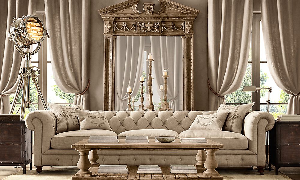 Ideas para decorar el Salón EL SOFA CHESTER REGRESA CON FUERZA