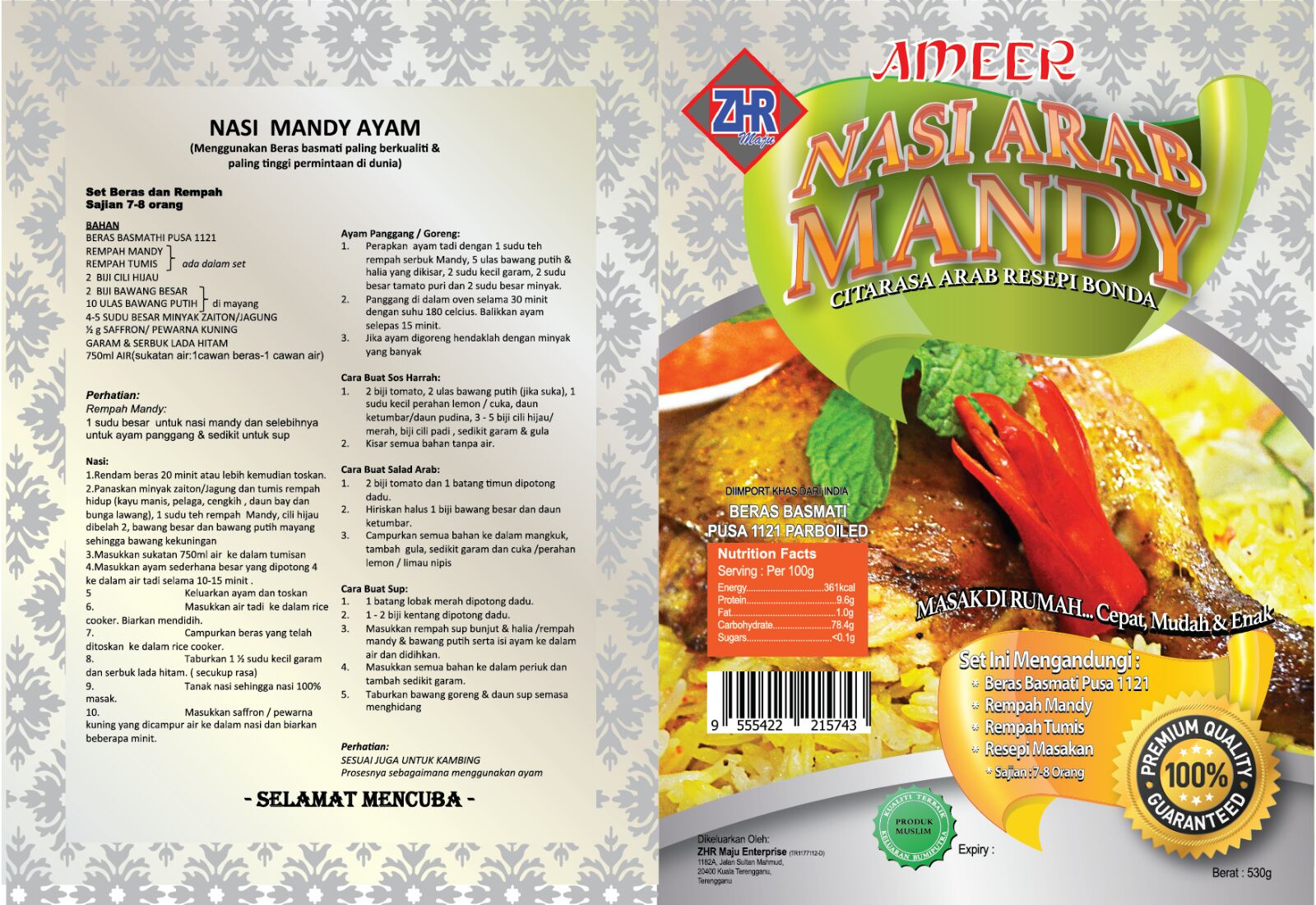 Aneka Resepi Masakan Yang Menyelerakan !!!: 6 Jenis Produk 'Ameer ZHR'