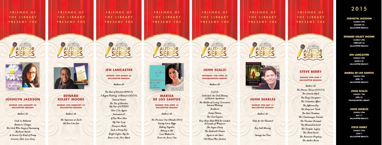 Library Marketing Design Library Author Series Integrated Promotional