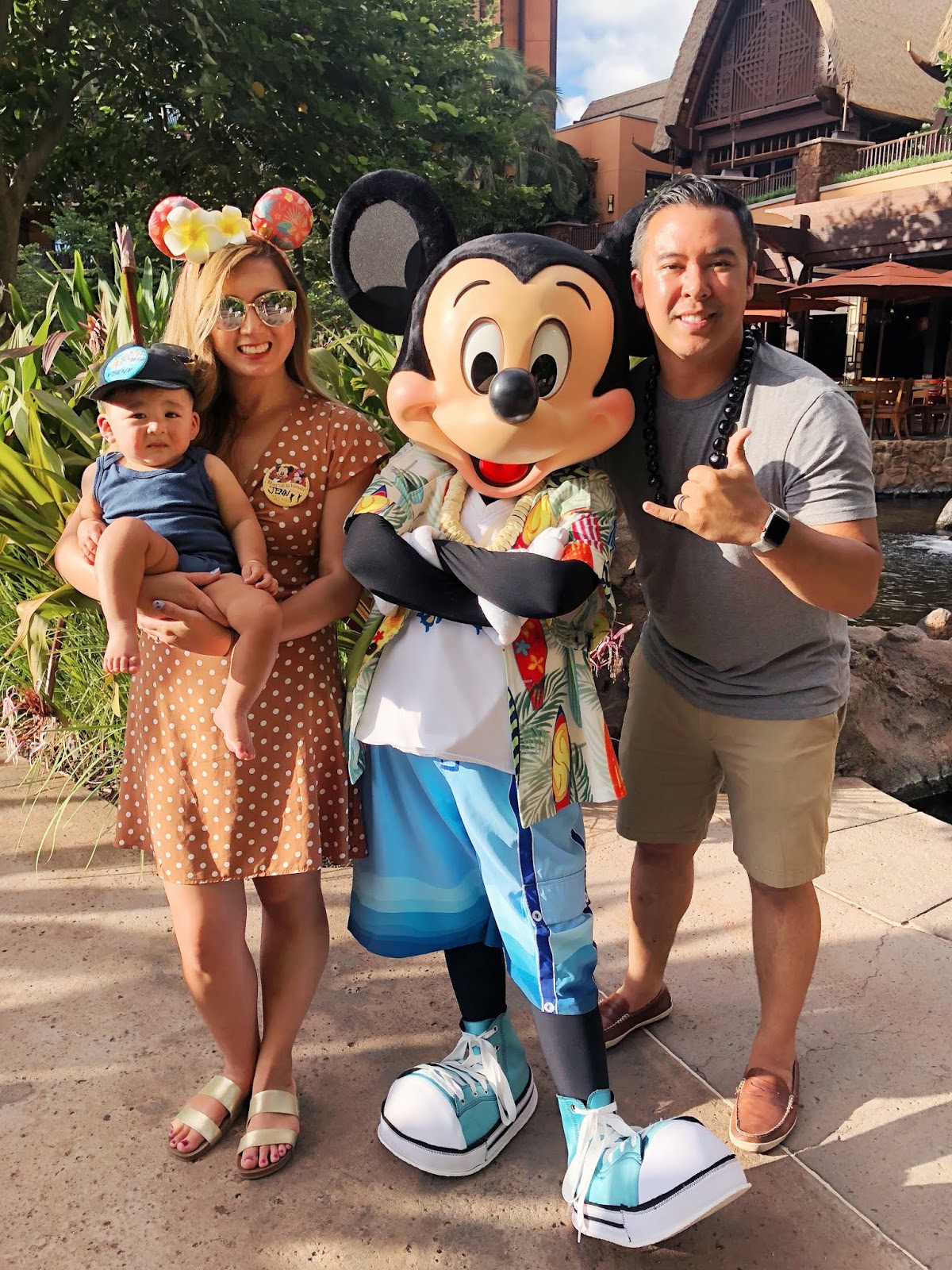 Welcome! Mickey & Duffy Button Disney's Aulani-Aloha & Celebrate 