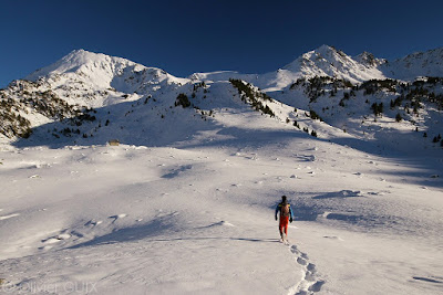 Randonnée raquettes neige Néouvielle Aygues Cluses