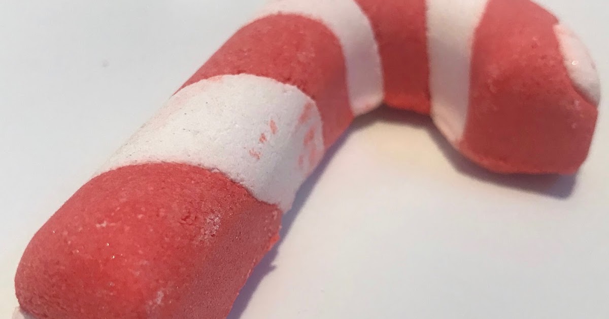 All Things Lush UK Candy Cane Reusable Bubble Bar