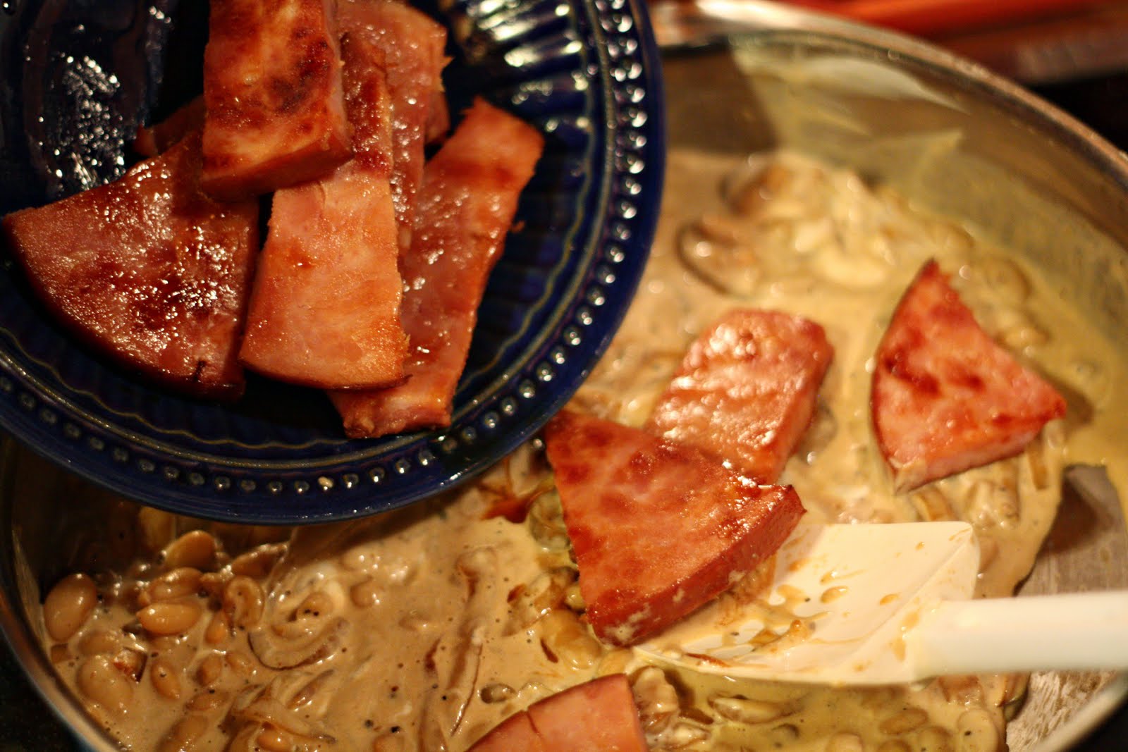 Hopeful Fried Ham With Onion Gravy