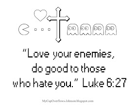 love your enemies Luke 6:27 pac-man