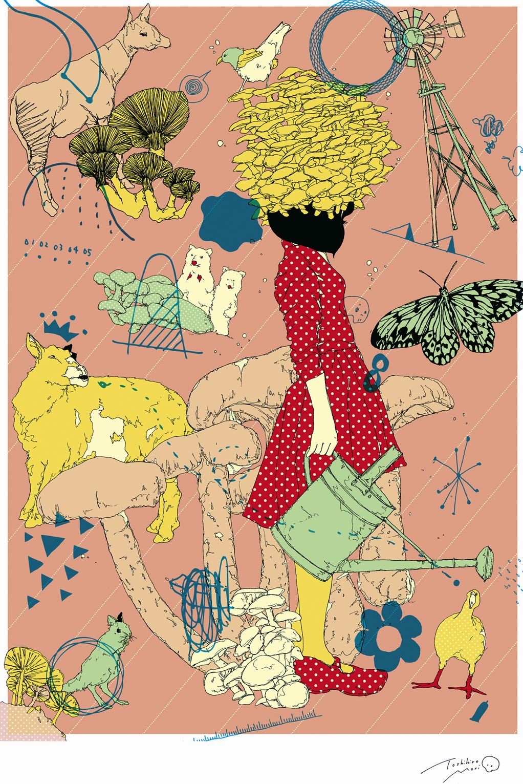 Toshihiro Mori 森 俊博. Pastel Wonderlands. Ilustración | Illustration