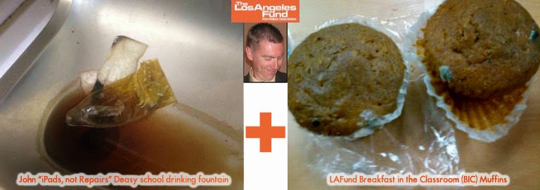 Winning LAUSD breakfast combo: Deasy Drinking Water + LA Fund BIC Muffin Mold!