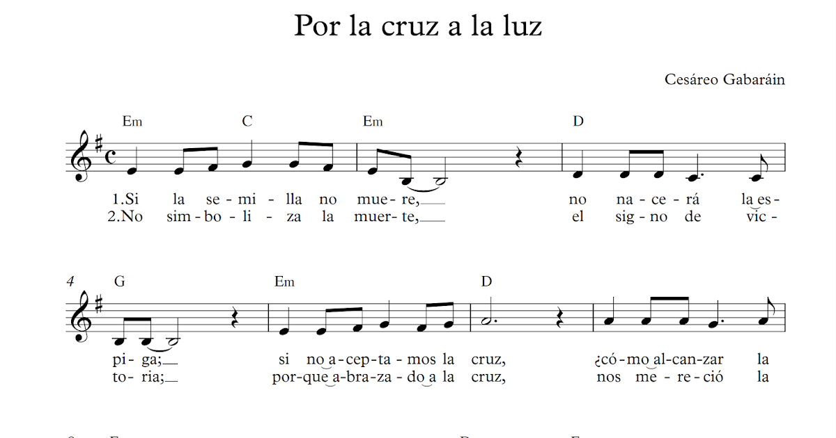 Por la cruz a la luz Yo canto como David Por la cruz a la luz Yo canto como David