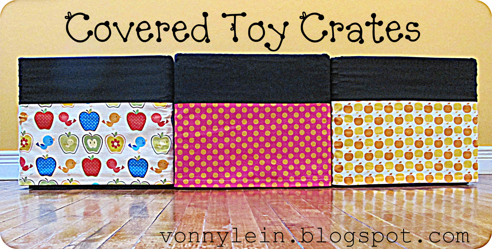 vonnylein {DIY} Toy Crate Covers!!