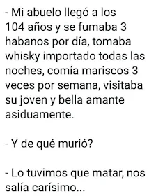 Mi abuelo llegó a los 104 años