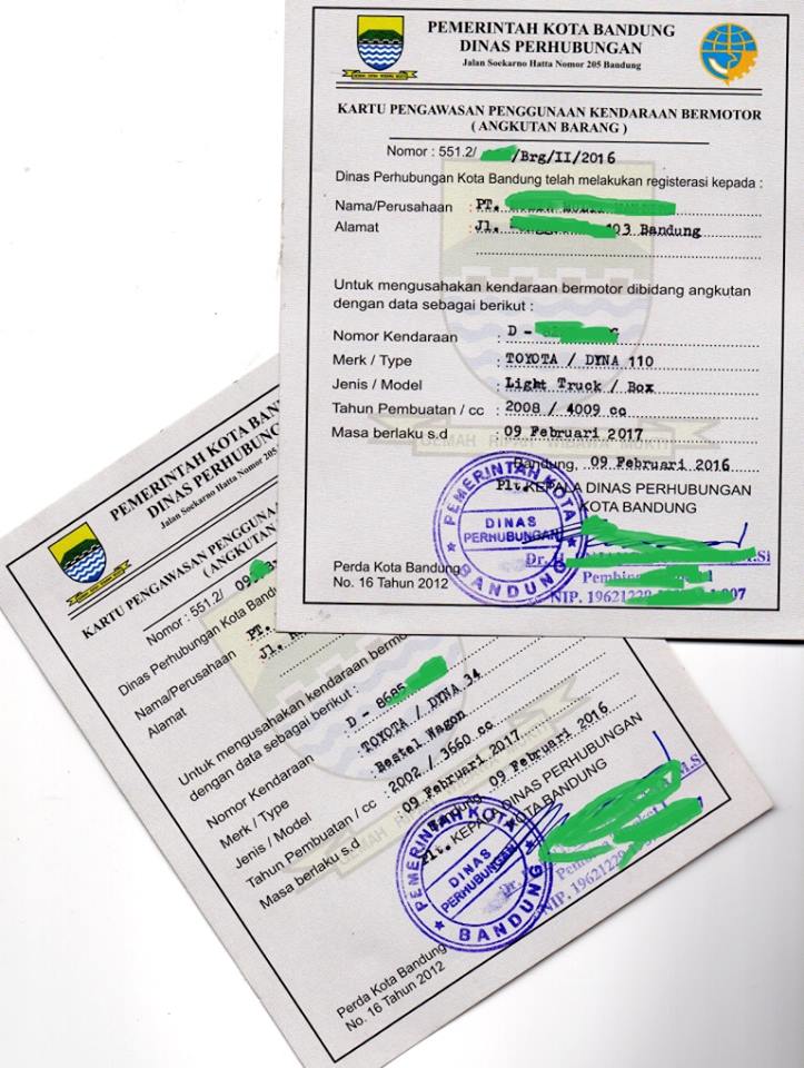 Kir Sipa Dan Izin Bongkar Muat Mega Biro Jasa