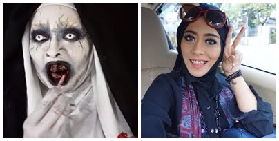 Dibalik Sosok Hantu Valak Conjuring Yang Menyeramkan, Vindy Valak Asal Malang Ini Cantik Dan Berhijab Dibalik Sosok Hantu Valak Conjuring Yang Menyeramkan, Vindy Valak Asal Malang Ini Cantik Dan Berhijab