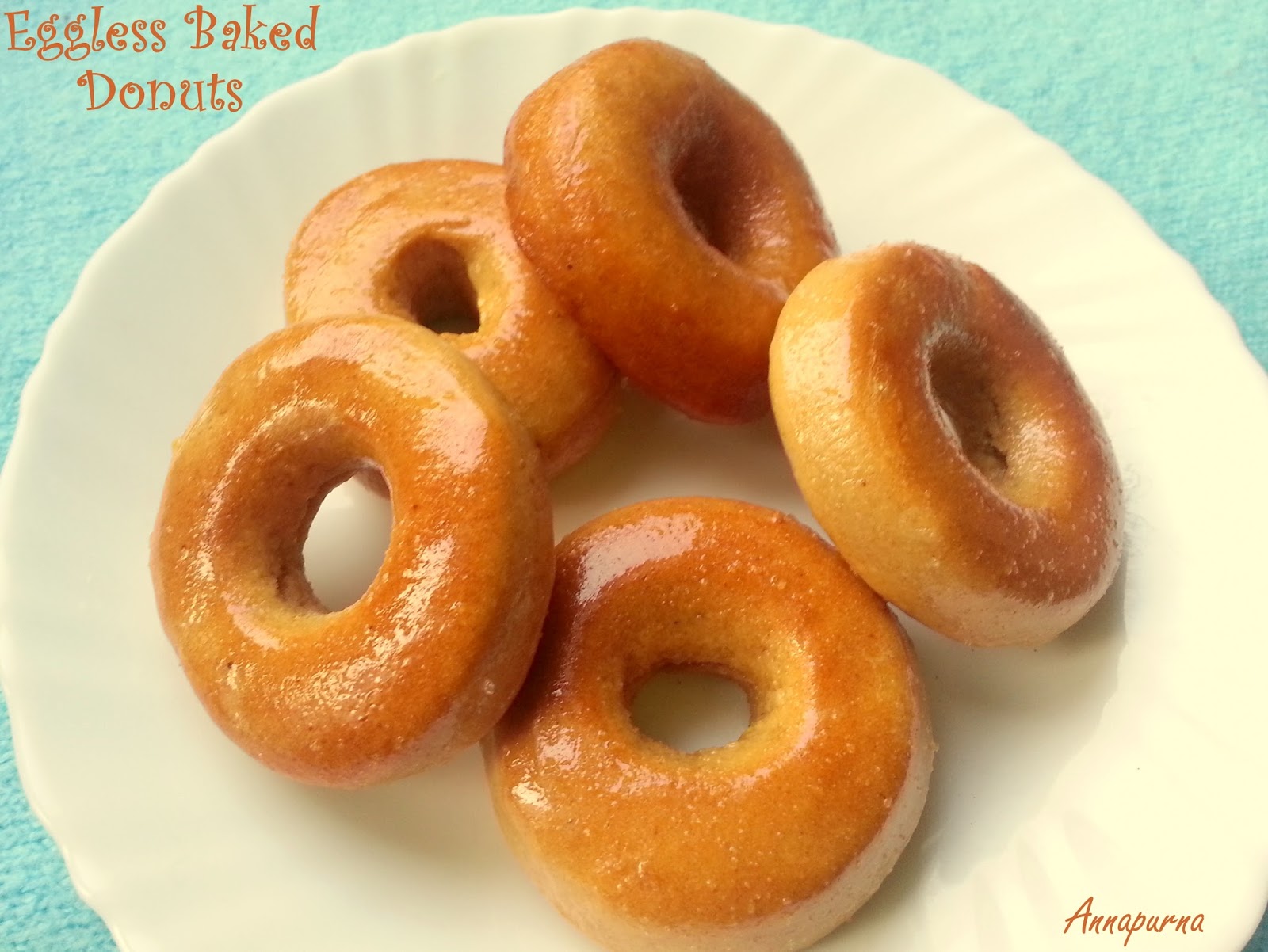 Annapurna Eggless Whole Wheat Flour Baked Doughnut Recipe Without Yeast