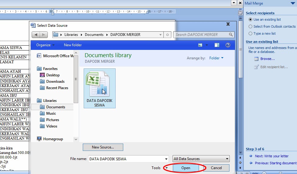 Select folder. Select folder