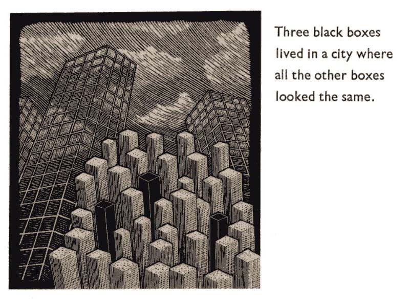 Jaffe Center for Book Arts Looky Lookie The Tale of Three Black Boxes