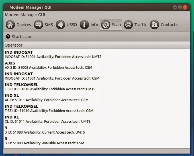 Modem Manager GUI