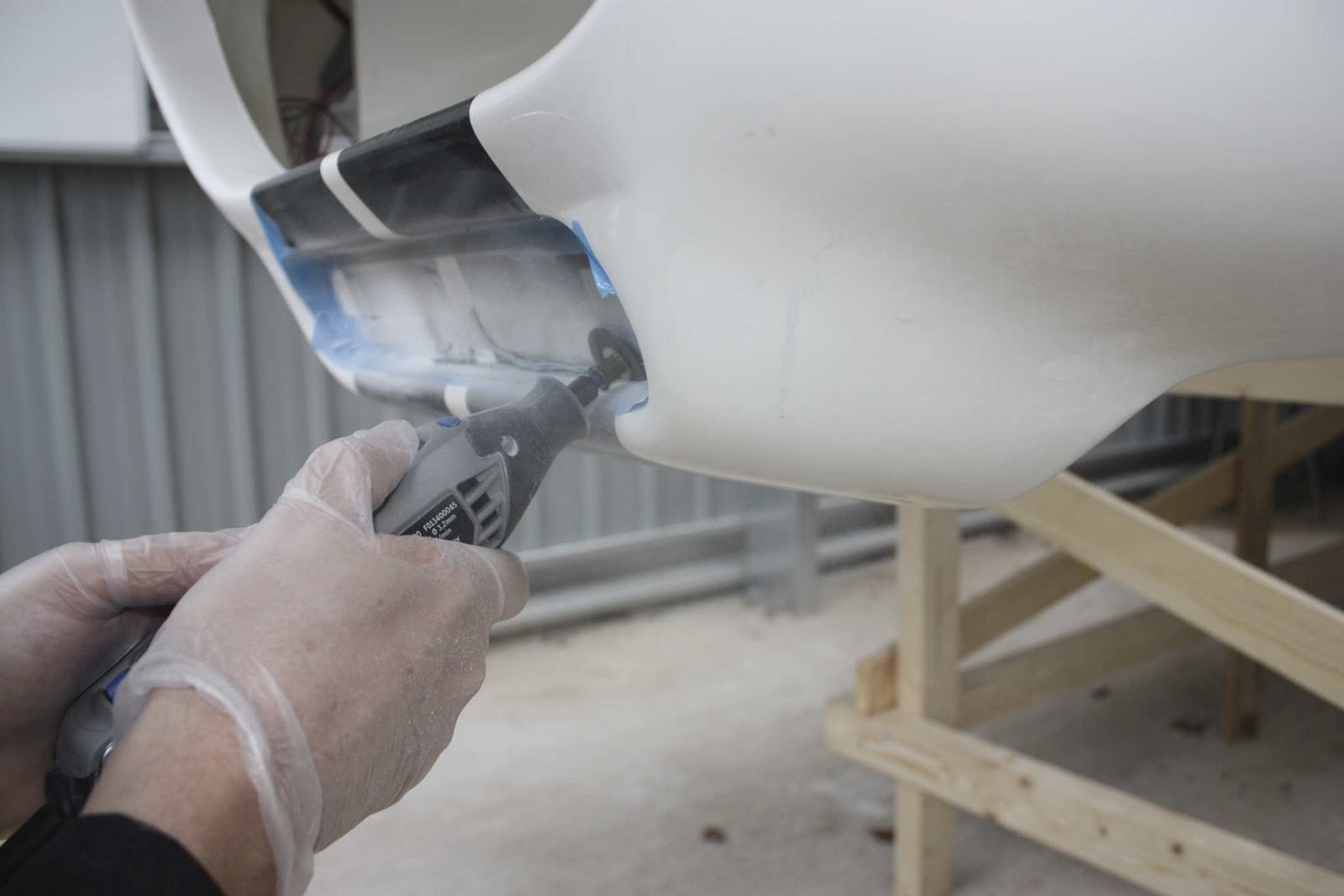 Keith's Cobra Build Hole Cutting