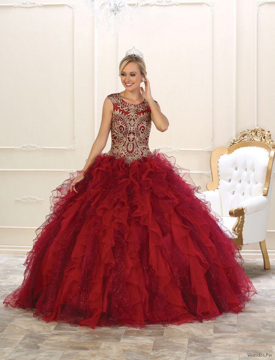 viva frente Ejecutar COLECCIÓN 2019】19 Vestidos de XV Años Color Rojo | Vestidos | Moda 2019 -  2020
