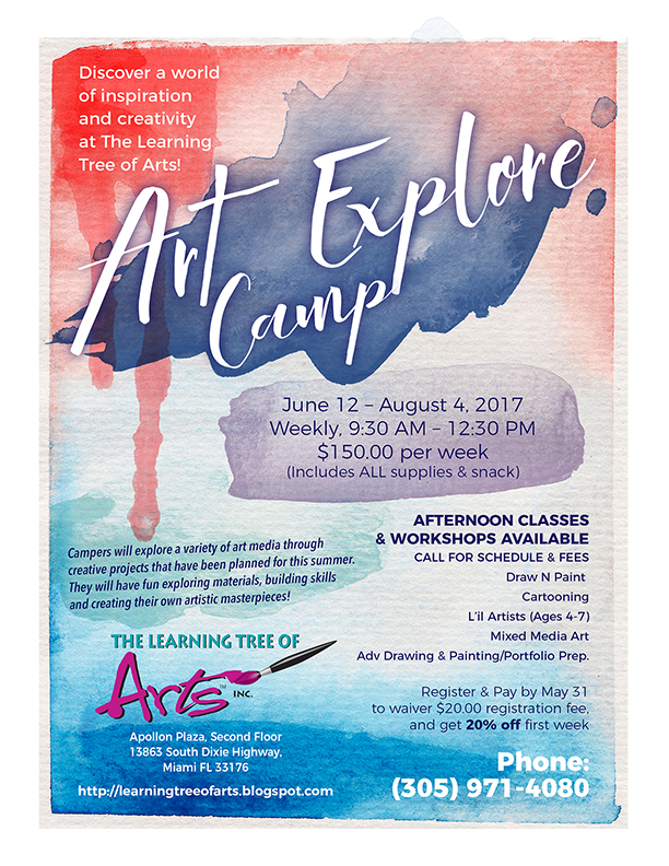 Summer Art Camp, Classes & Registration is OPEN! Learning