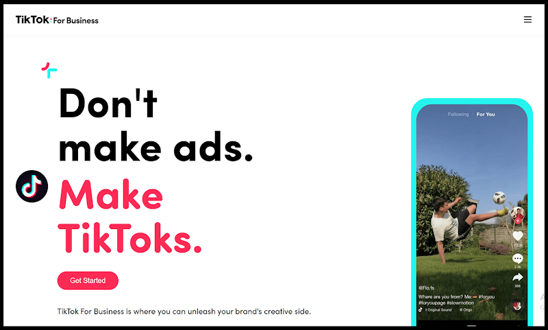 TikTok for Business TikTok for Business