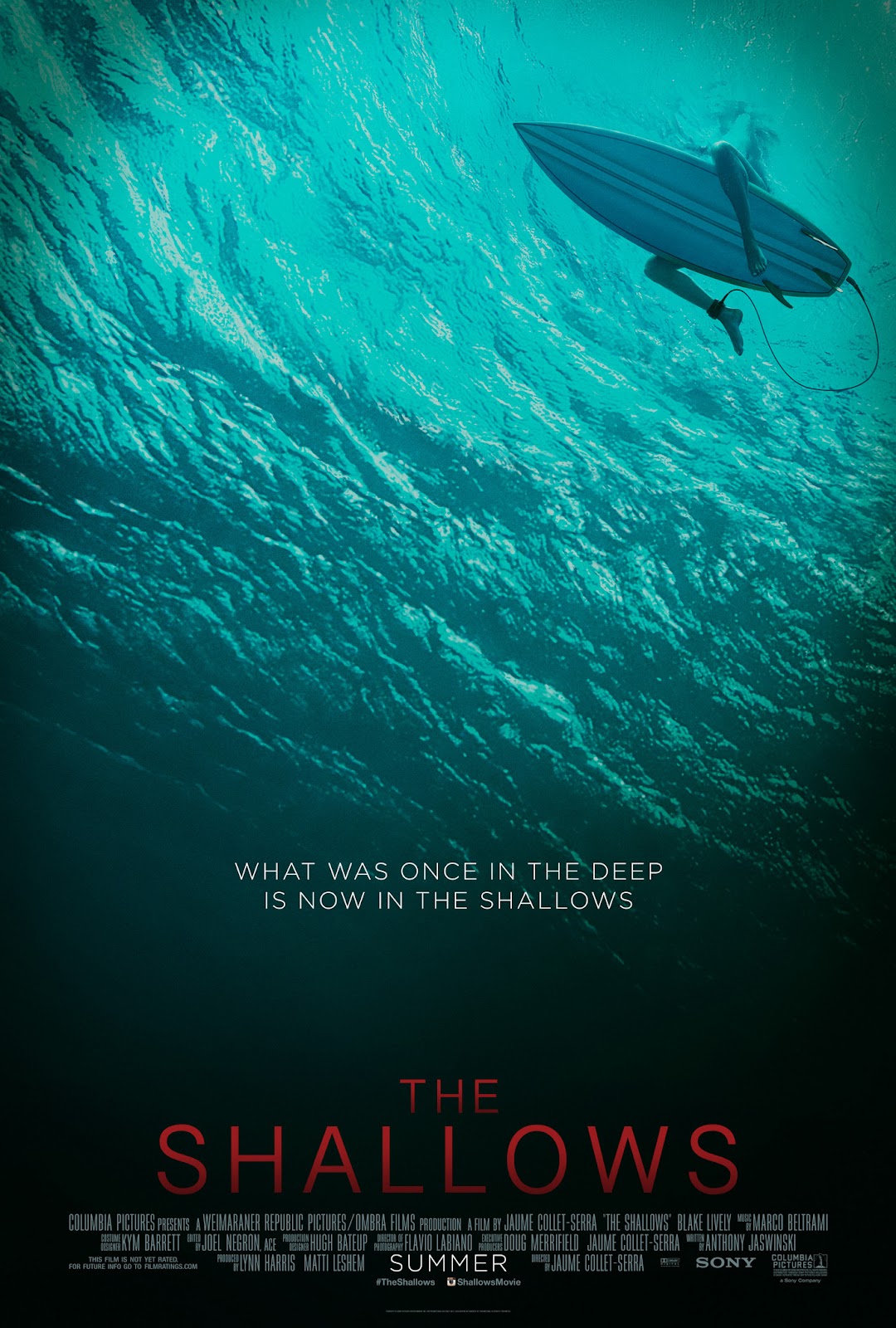 ｃｉａ こちら映画中央情報局です The Shallows ブレイク ライヴリー主演のサメ映画 ザ シャロウズ が サメと闘うハメになるヒロインが 自分の命よりも大事かもしれない事情のために生還を目指すらしい物語をより紹介した新しい予告編をリリース