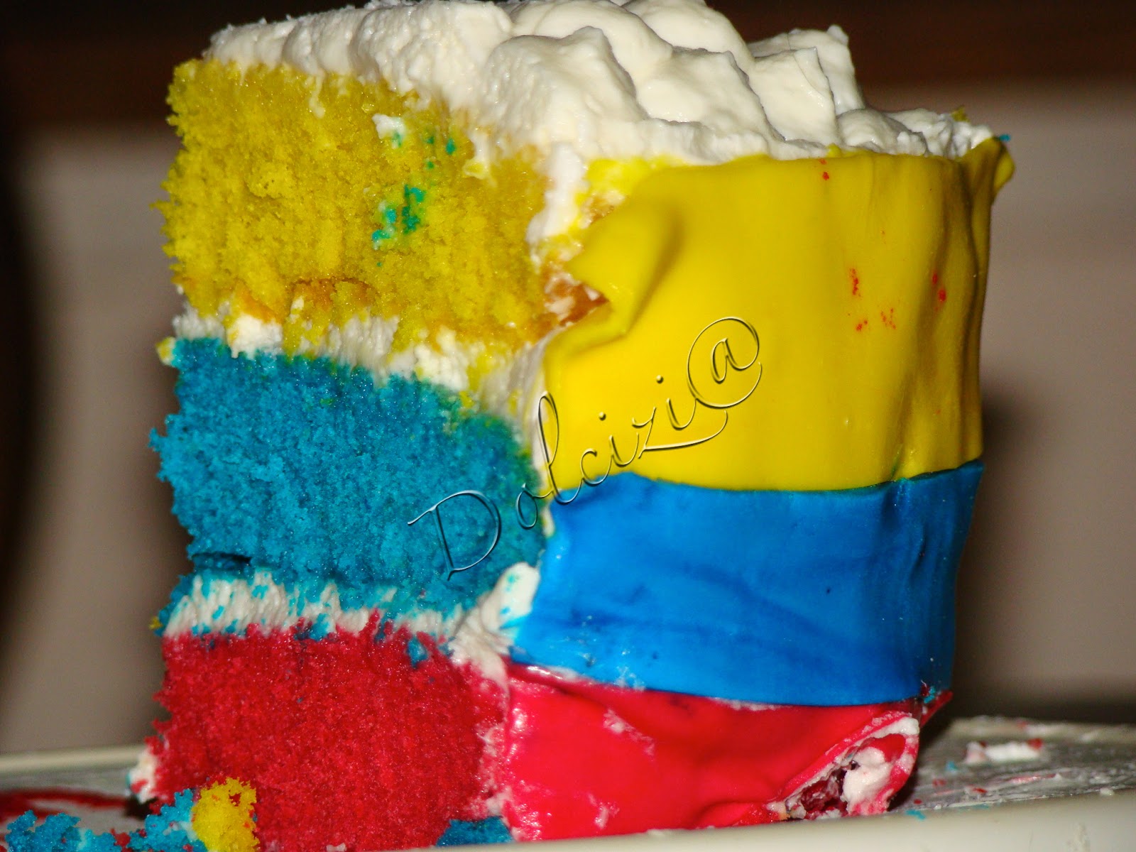 torta bandiera dell'ecuador