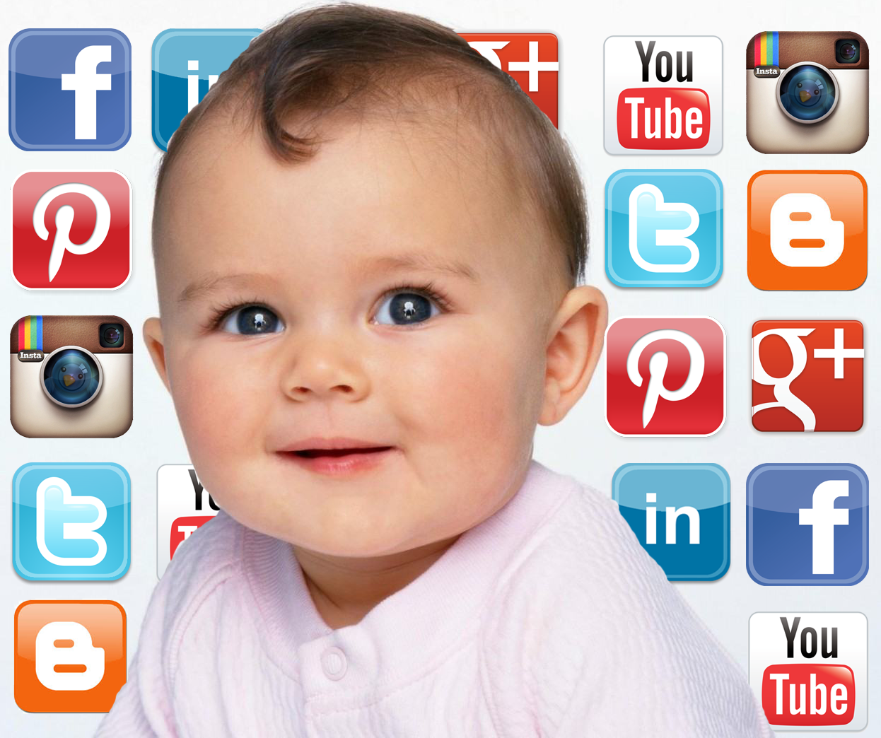 Newbies, like babies, need to start exploring social media