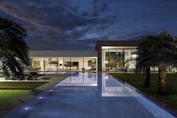 modern simple tb brazil casa aguirre arquitetura uberlandia pool architecture contemporary uberlandia designed houses swimming evening exquisite square studio designs