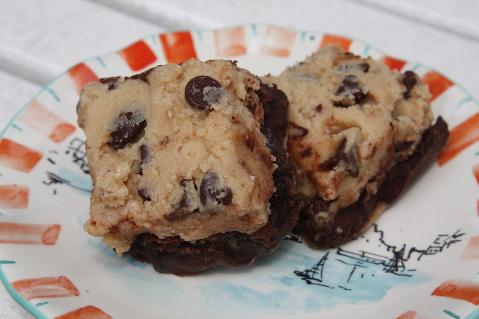 Lefty Living Life Cookie Dough Brownies Take 2