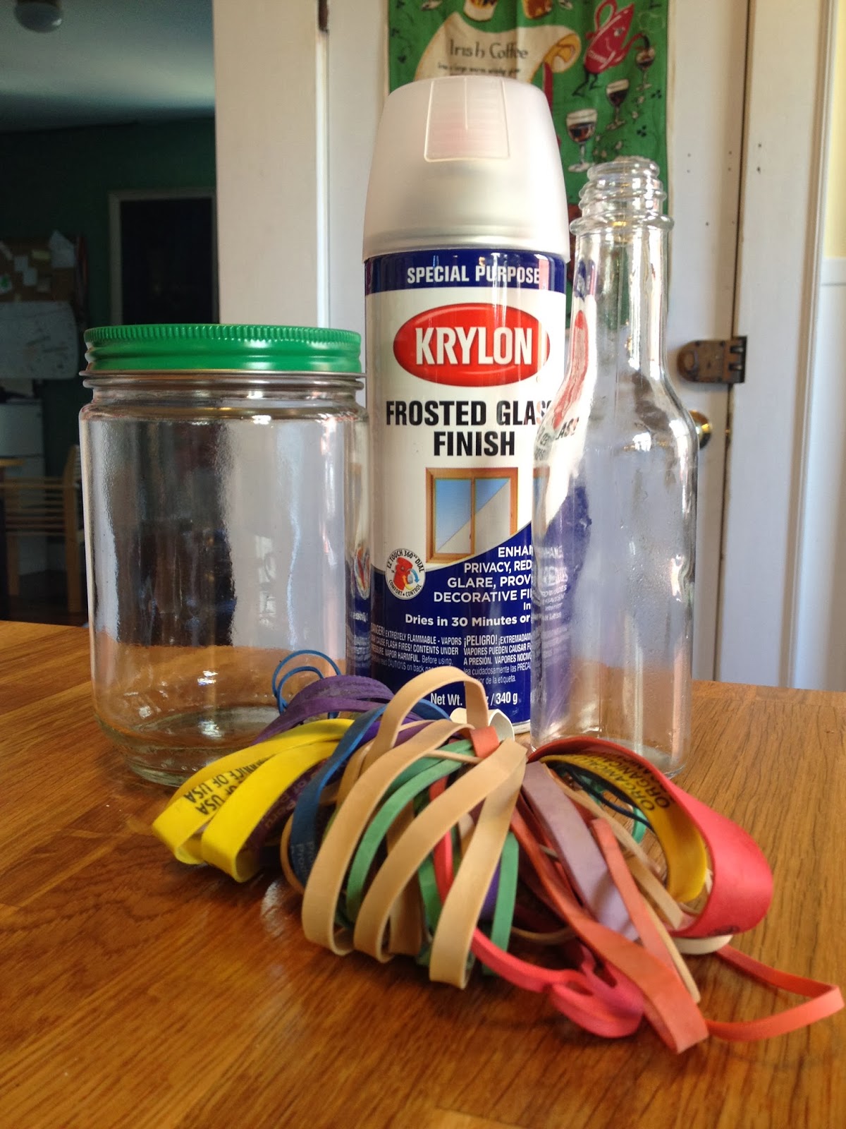 Sole Lines Easy Frosted Glass Bottles