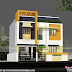 1600 square feet modern 4 bedroom Tamilnadu house
