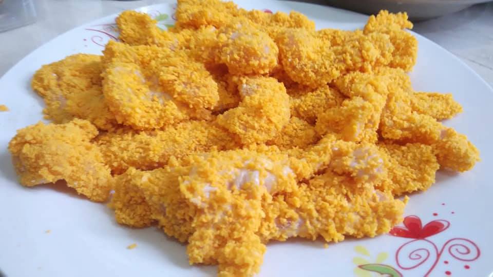 BONELESS CHICKEN BREAD CRUMBS WITH KEWPIE SAUCE