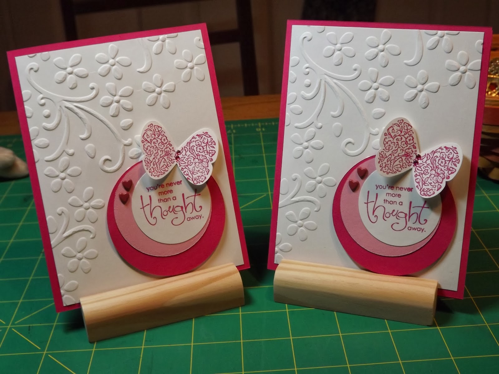 Nanny's Pansy Patch: Valentine Butterfly Card