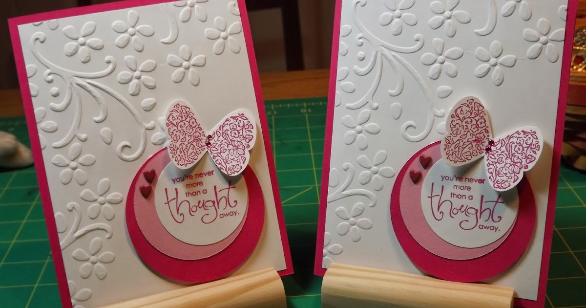 Nanny's Pansy Patch: Valentine Butterfly Card