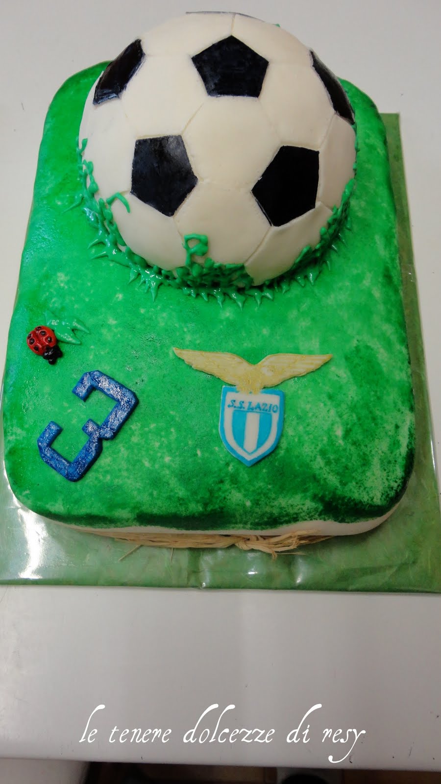 Topper Torta Calcio Commestibile – Campo Da Calcio In Cialda, Decorazioni Per Torte Tema Calcistico - 2