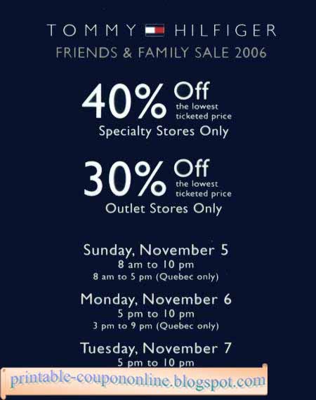 Printable Coupons 2018 Tommy Hilfiger Coupons Printable Coupons 2018 Tommy Hilfiger Coupons