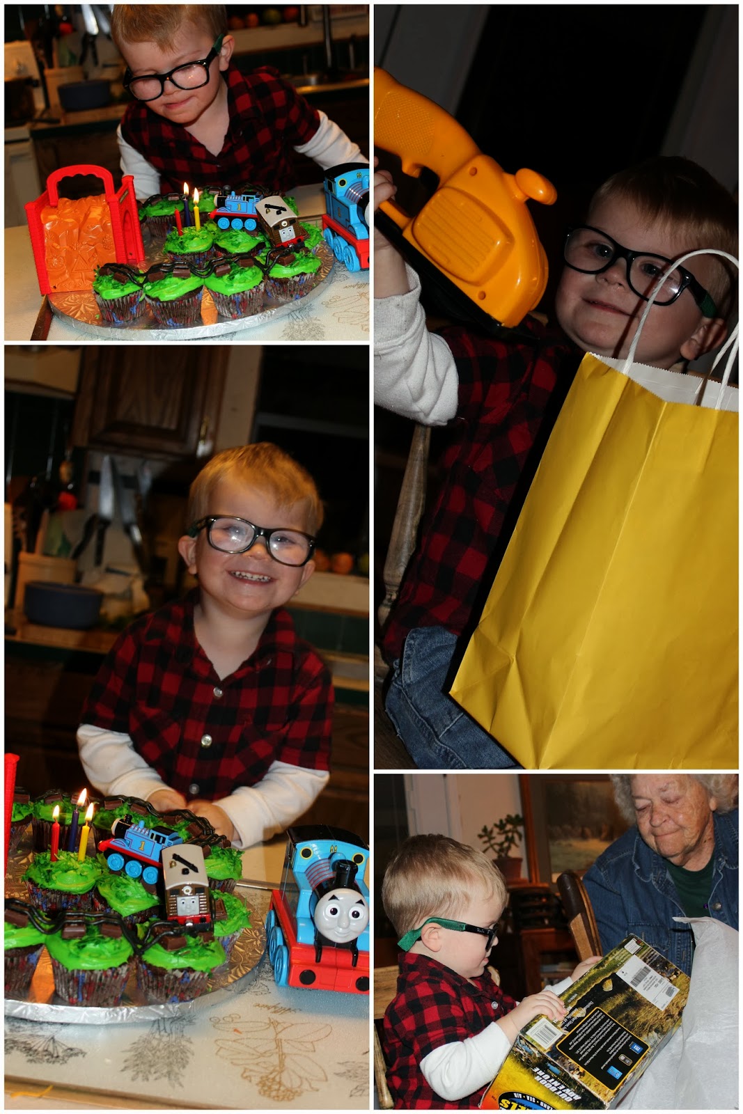 Richards Family Six Train Party For A 3 Year Old