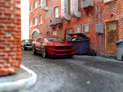 Downtown street diorama (1:64)