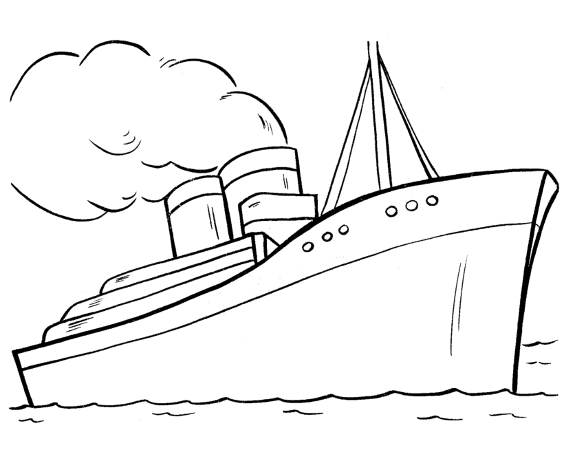 ship coloring pages 7