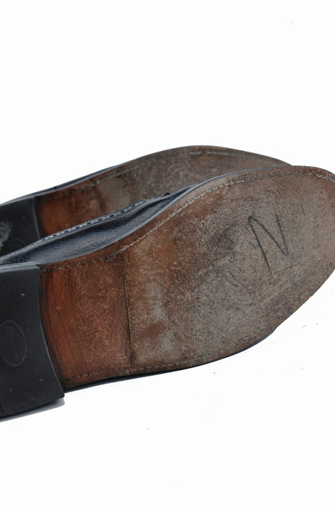 goodbye heart vintage: Vintage Black Leather Wingtips Leather Shoes ...