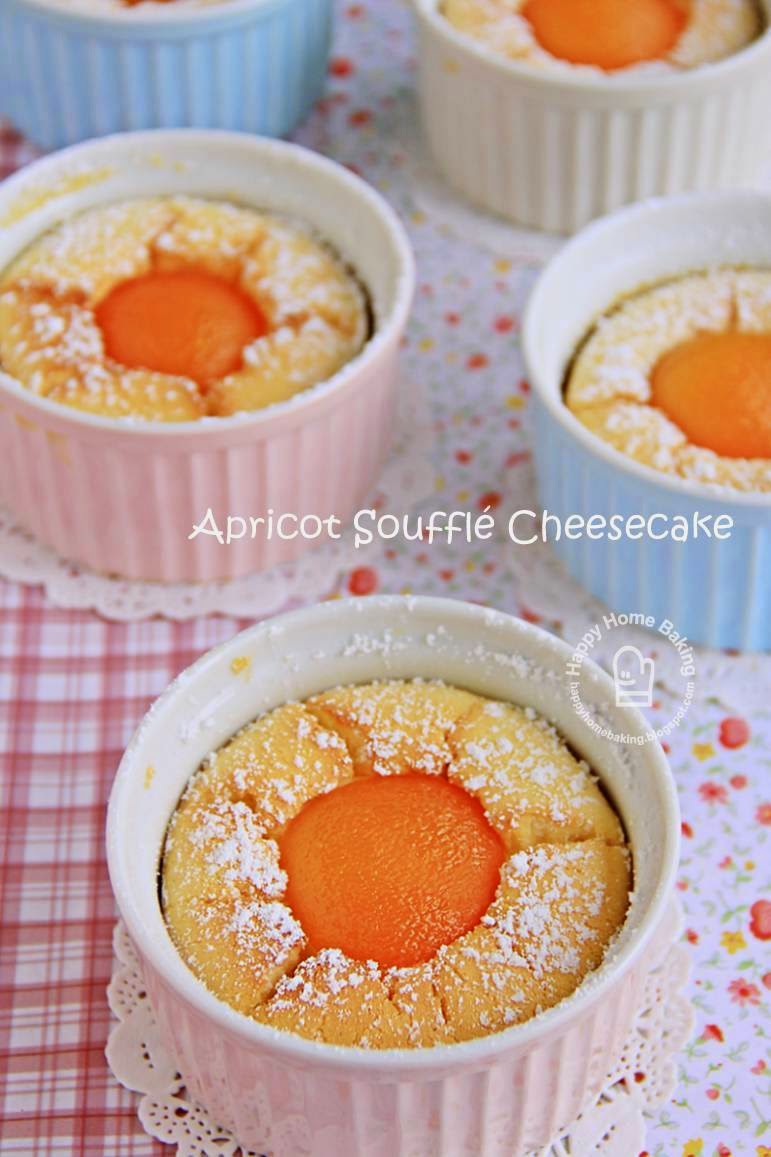 Happy Home Baking Apricot Soufflé Cheesecake