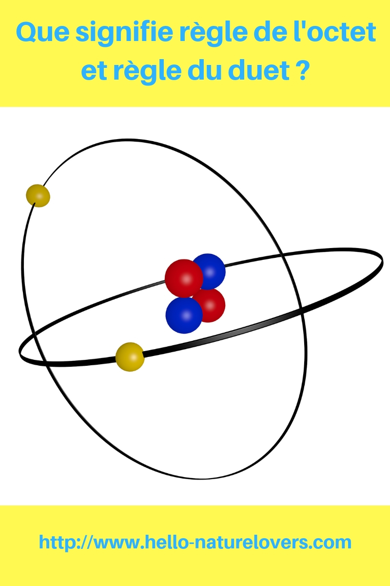 règle octet atomes stables possèdent huit électrons sur couche de valence règle duet atomes stables possèdent deux électrons sur couche périphérique
