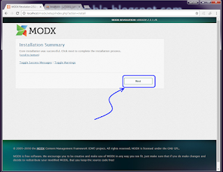 Install MODX Revolution ( Revo ) 2.5.1 on Windows 7 localhost - opensource PHP CMS / CMF tutorial 22